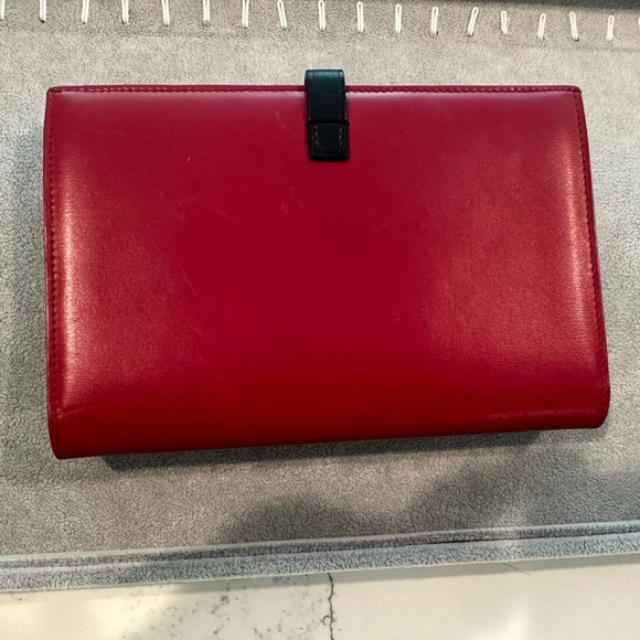 Celine Bifold Wallet Red - Picture 2 of 10